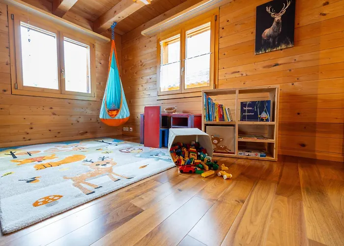 Regenbogen Mit Indoorrutschbahn Apartman Leukerbad